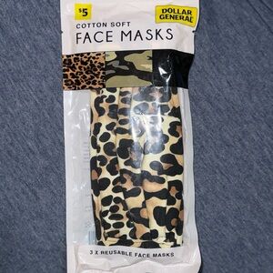 3 Pack of Cotton Soft Face Masks